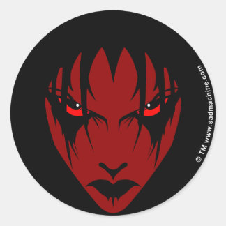 Adesivo Redondo deixe-me em paz