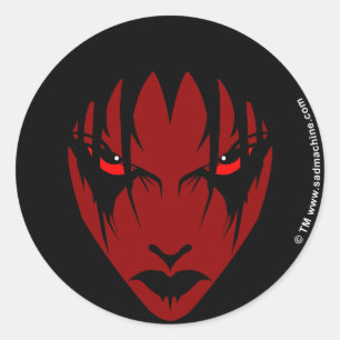 Adesivo Redondo deixe-me sozinho