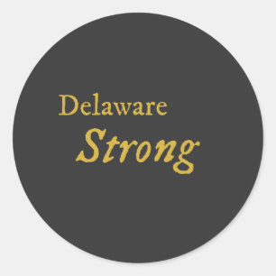 Adesivo Redondo Delaware Strong