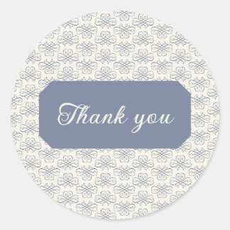 Adesivo Redondo Delft Chinoisserie Stickers