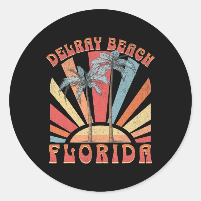Adesivo Redondo Delray Beach _2  (Frente)