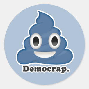 Adesivo Redondo Democrata