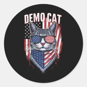 Adesivo Redondo Democrata-Democrata Democrata-Cristã Liberal Eleit