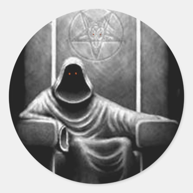 Adesivo Redondo Demon Hunter (Frente)