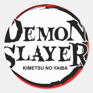 Adesivo Redondo Demon Slayer STICKER