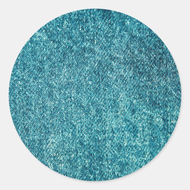 Adesivo Redondo Denim (Frente)