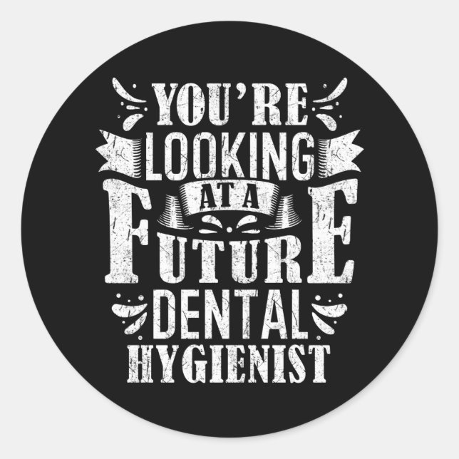 Adesivo Redondo Dental Hygienist (Frente)