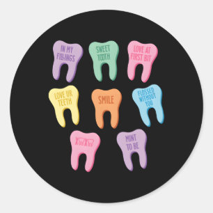 Adesivo Redondo Dental Squad O Dentista Day Dental Assistant