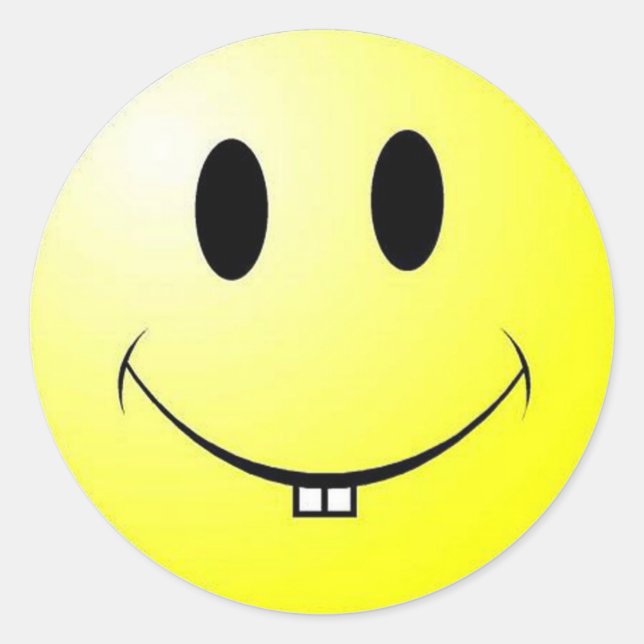 Adesivo Redondo dente de pinto (Frente)