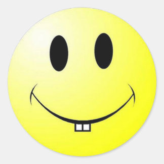 Adesivo Redondo dente de pinto