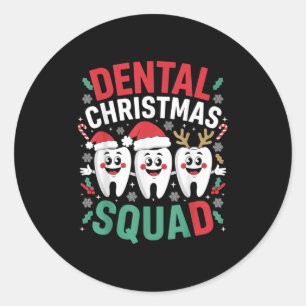 Adesivo Redondo Dente Dentista Oral Dentista Na Praça de Natal Nat