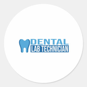 Adesivo Redondo Dentist Dental Lab Technician