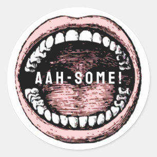 Adesivo Redondo Dentist Dental Office