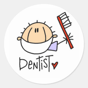Adesivo Redondo Dentista