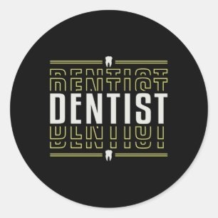 Adesivo Redondo Dentista Dentista Dentista Dentologia Dentária Id