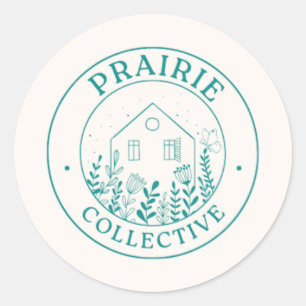 Adesivo Redondo Denton Prairie Collective Round Stickert