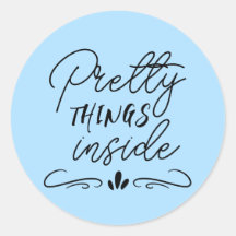 Dentro Bonito Azul-Redondo-Redondo Azul-Pálido