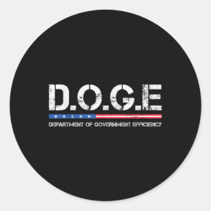 Adesivo Redondo Departamento De Cães De Adulto De Eficiência De Go