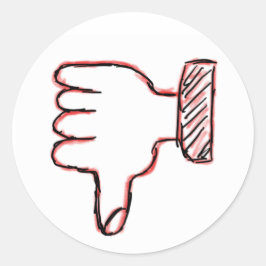 Adesivo Redondo Depressão