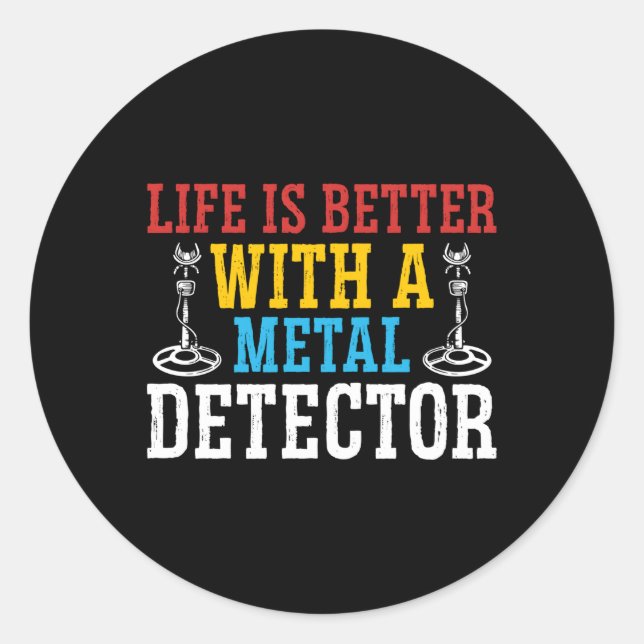 Adesivo Redondo Derrotista Metálico Camisa De Pesca Tesoura Caça M (Frente)