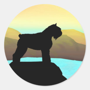 Adesivo Redondo DES Flandres de Bouvier do Waterside