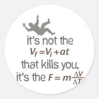 Adesivo Redondo desaceleração