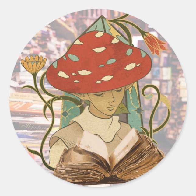 Adesivo Redondo Desafio de Leitura Carterhaugh que estou me juntan (Frente)