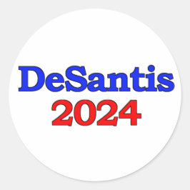 Adesivo Redondo DeSantis 2024