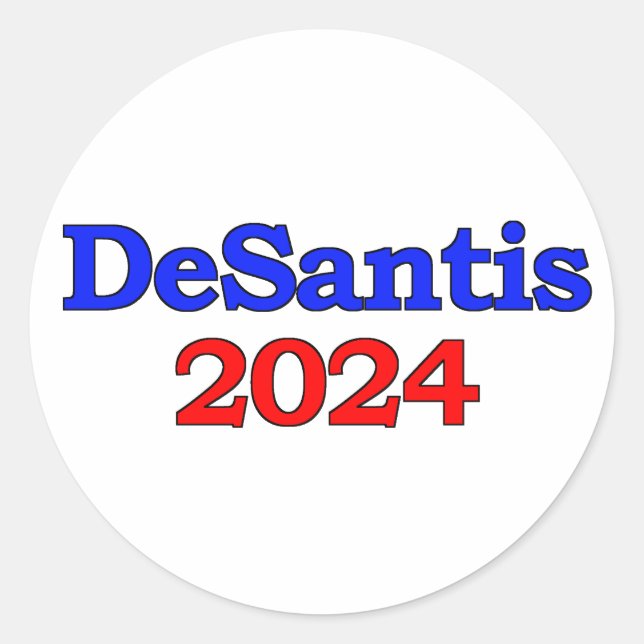 Adesivo Redondo DeSantis 2024 (Frente)