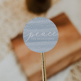 Adesivo Redondo Desejo de Aquarela | Férias