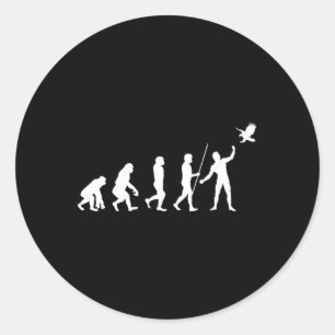 Adesivo Redondo Desencadeamento Falconer Falconry Falconry Falcões