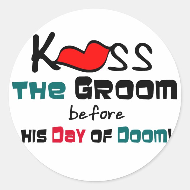 Adesivo Redondo Desenhador Engraçado (Frente)