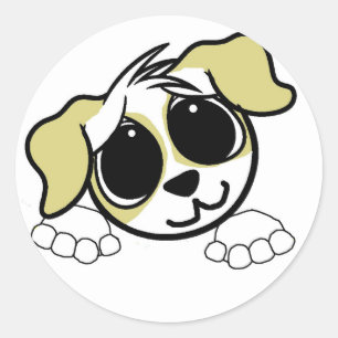 Adesivo Redondo desenho animado de espionagem com limão