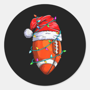 Adesivo Redondo Desenho de Papai Noel para Homens e Meninos de Nat