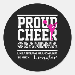 Adesivo Redondo Desenhos engraçados de cheerleading para homens, m