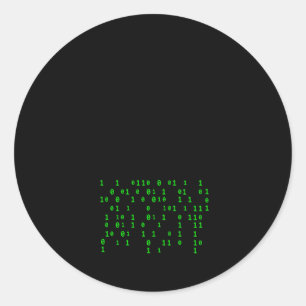 Adesivo Redondo Desenvolvedores Técnicos Gerados pelo Aprendizado 