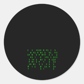 Adesivo Redondo Desenvolvedores Técnicos Gerados pelo Aprendizado