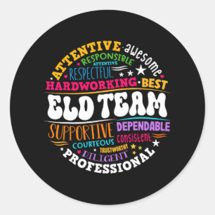 Adesivo Redondo Desenvolvimento de Idioma Inglês Equipe Groovy Eld