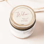 Adesivo Redondo Deserto Whimsic | Boige Wedding Welcome<br><div class="desc">Este deserto balbuciano | bengala clássica de boas-vindas de casamento é perfeita para o seu casamento rochoso, robusto ocidental e terraço. A paleta neutra de cor do feto é a vintage a sudoeste com um toque moderno. A escrita é uma caligrafia manuscrita minimalista delicada, bastante elegante e romântica. O produto...</div>
