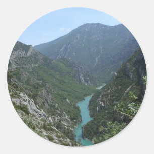 Adesivo Redondo Desfiladeiro de Verdon