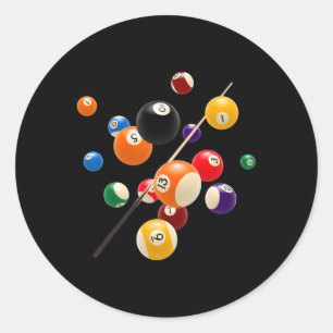 Adesivo Redondo Desfrute dos Des Gráficos da Novidade do Jogo da P