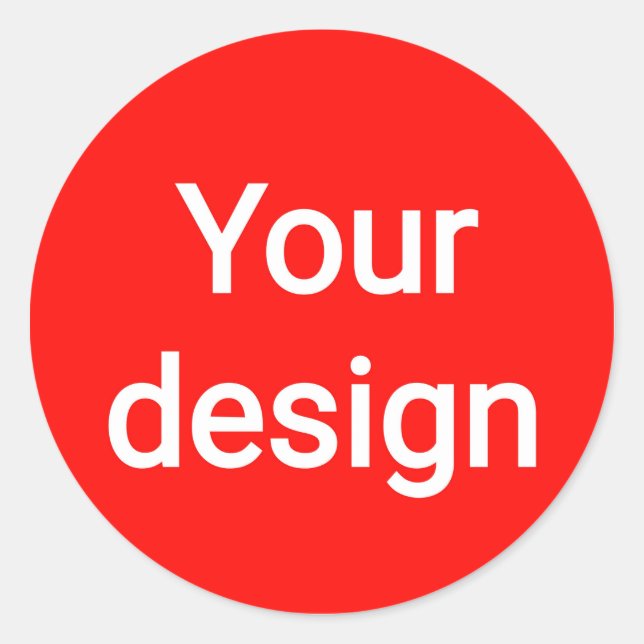 Adesivo Redondo Design  (Frente)
