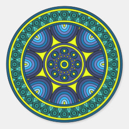Adesivo Redondo Design autocolante 3