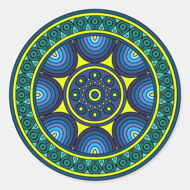 Adesivo Redondo Design autocolante 3 (Frente)