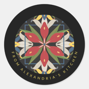 Adesivo Redondo Design Azulejo da Cozinha Moderna  Da Cozinha De