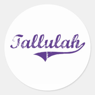 Adesivo Redondo Design clássico de Tallulah Louisiana
