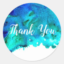 Design de abstrato de aquarela azul