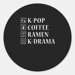 Adesivo Redondo design de anime 27.KPop para um ventilador KPop e