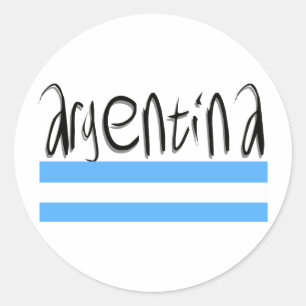 Adesivo Redondo Design de Argentina!