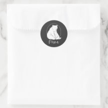 Design de Arte de Linha Minimalista da Mamãe Urso